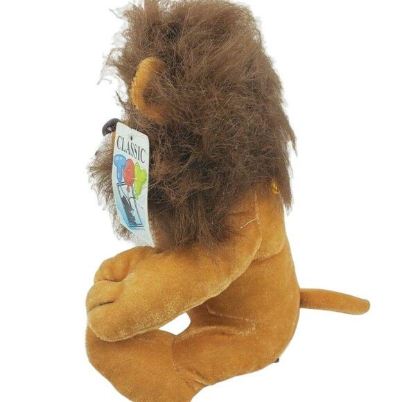 Classic Toy Company Lion Plush Big Cat Tan Brown Mane Jungle Stuffed Animal - Picture 2 of 8
